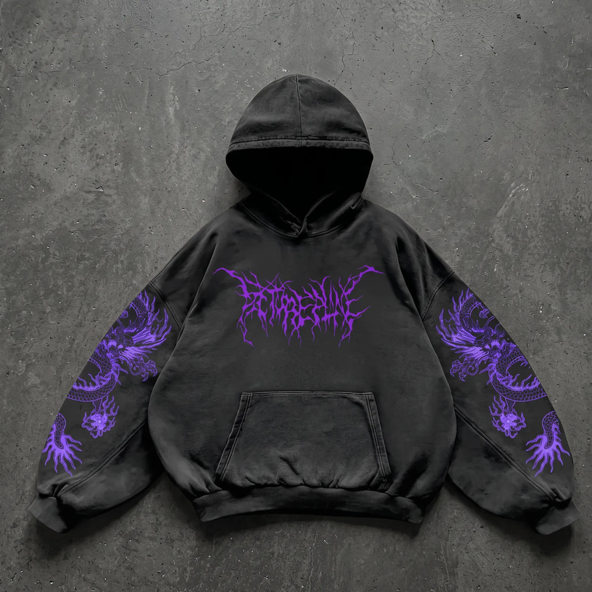 Brasier, modèle 01 : imprimé violet et dragons